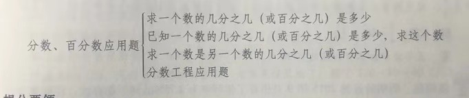 小学数学知识：分数、百分数应用题